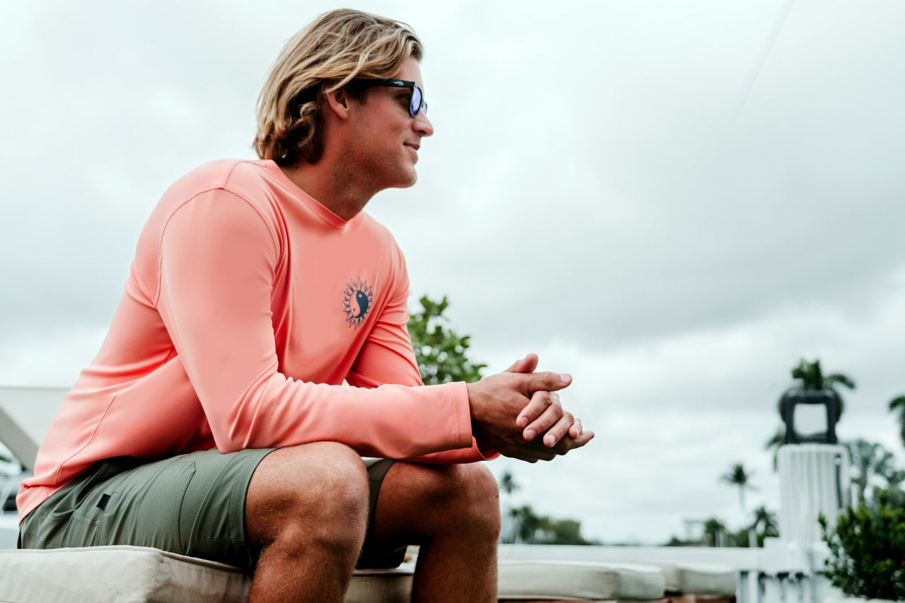 Men's Jax Beach Long Sleeve UV Protection Shirt (UPF 50)