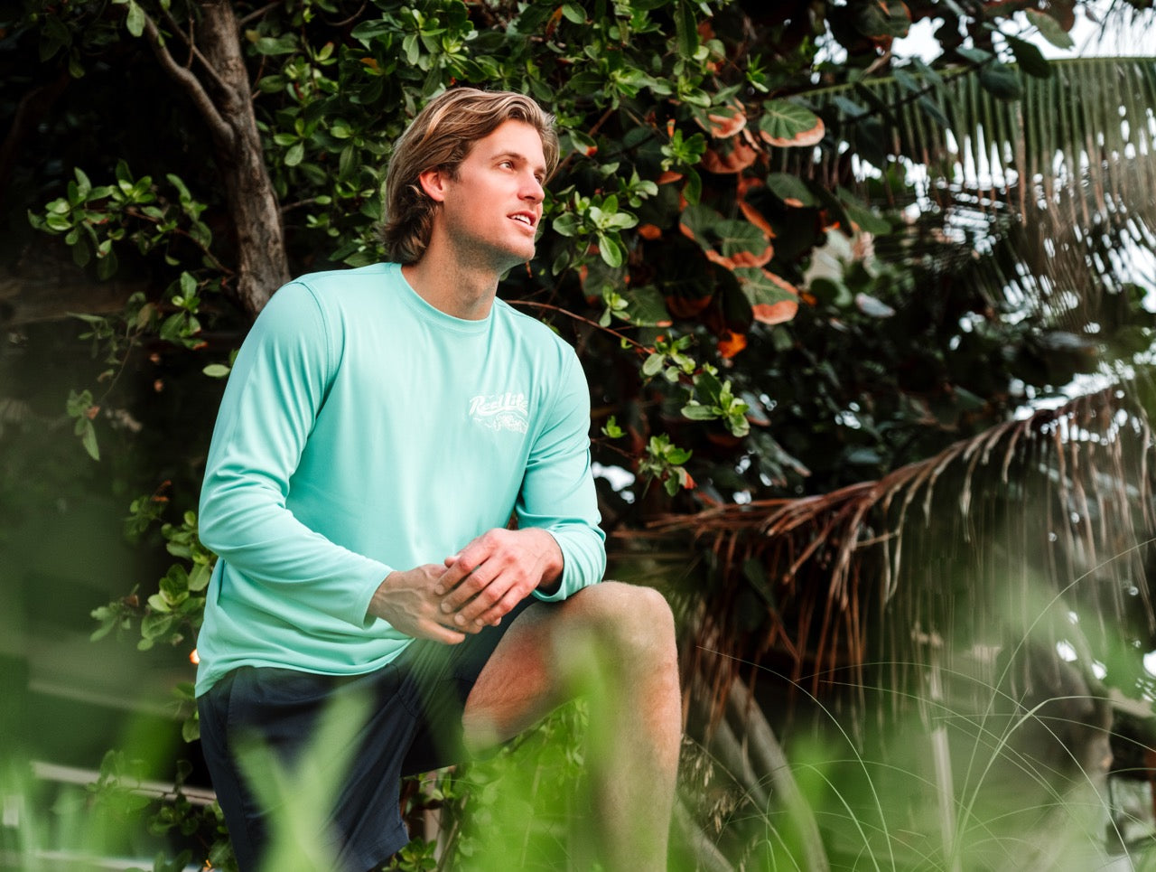 Men's Jax Beach Long Sleeve UV Protection Shirt (UPF 50)