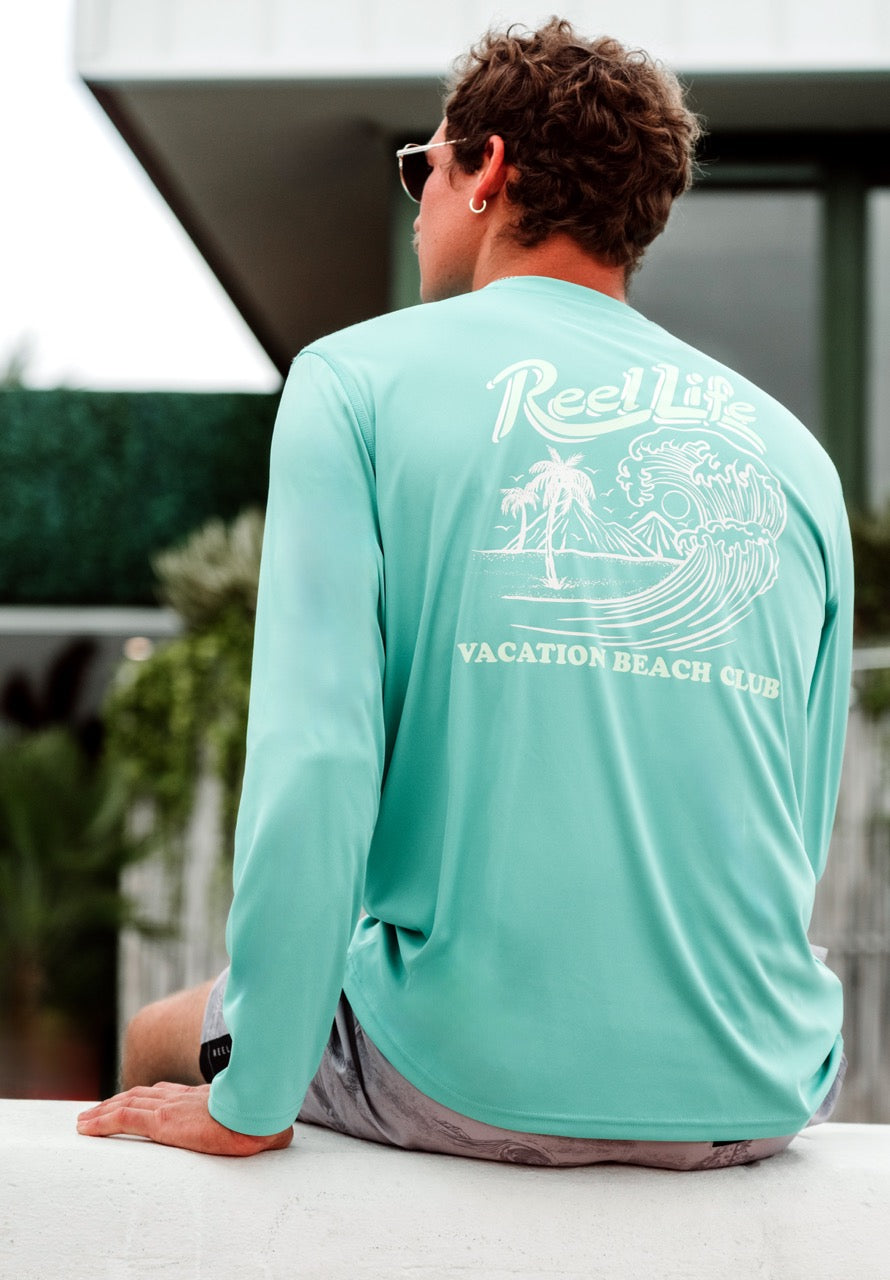 Men's Jax Beach Long Sleeve UV Protection Shirt (UPF 50)