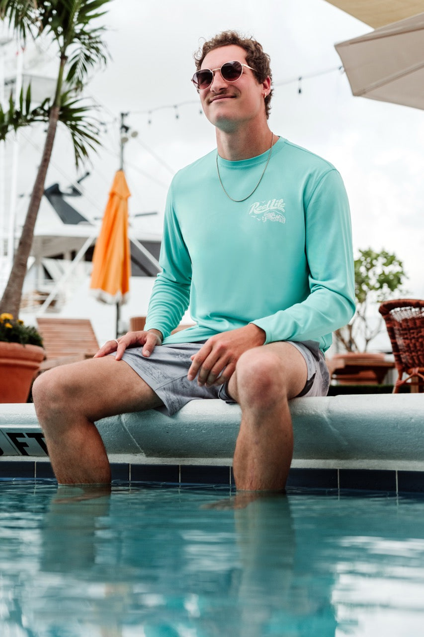 Men's Jax Beach Long Sleeve UV Protection Shirt (UPF 50)