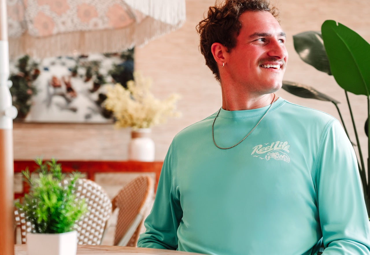 Men's Jax Beach Long Sleeve UV Protection Shirt (UPF 50)