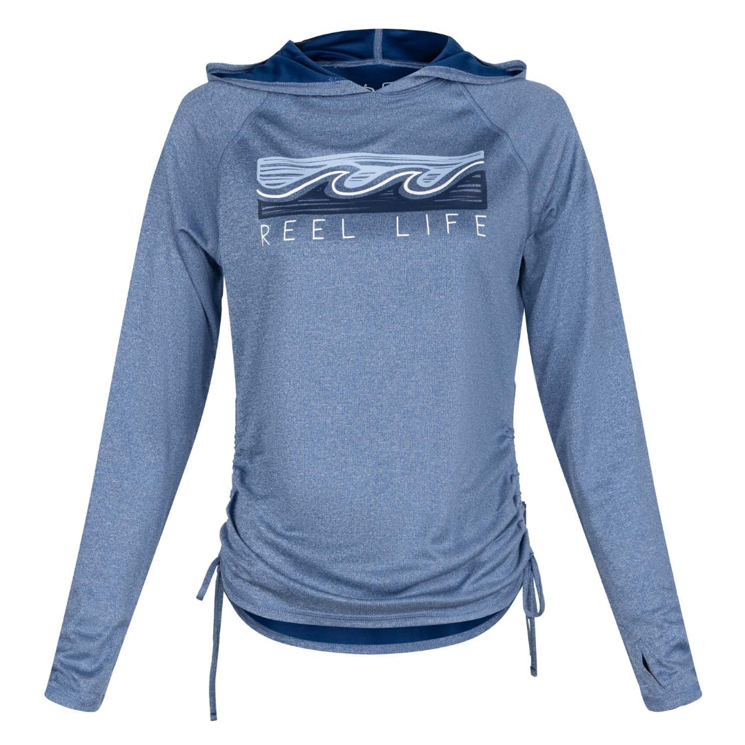 Driftwood Ruched UV Protection Hoodie