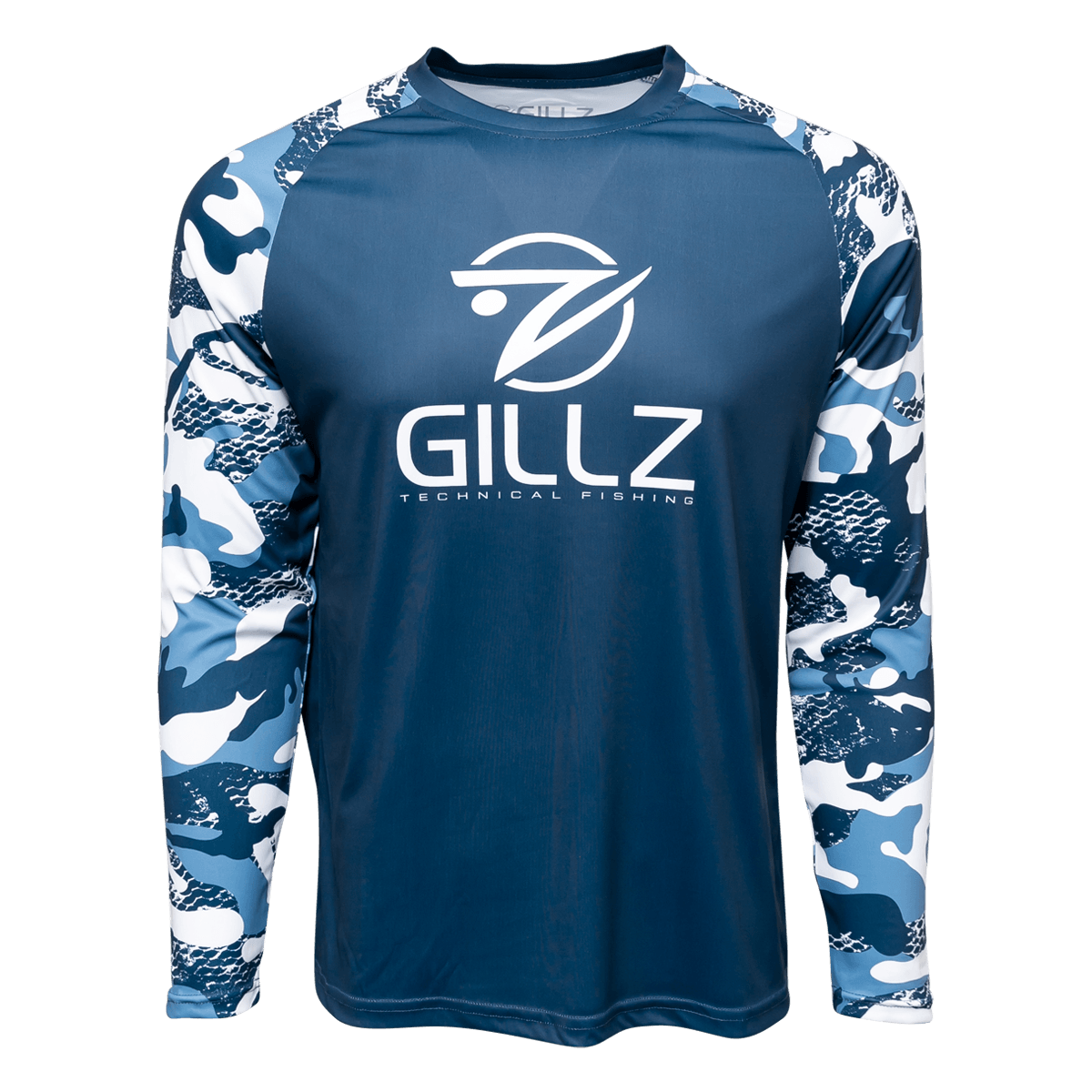 Gillz Men's Long Sleeve Tournament Shirt - Blue Wing