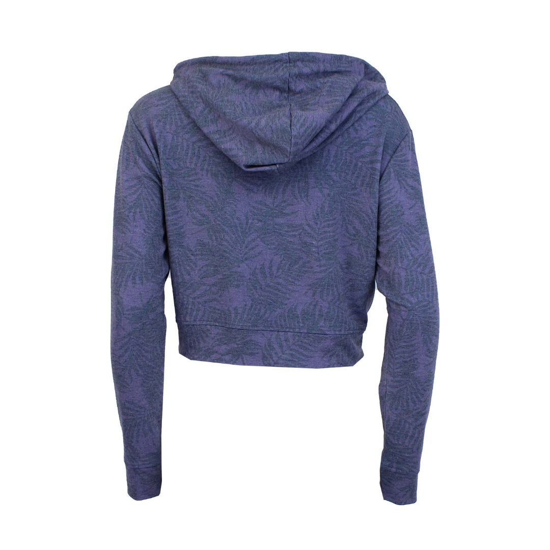South Beach Cropped Hoodie "Treble Hook Palm"