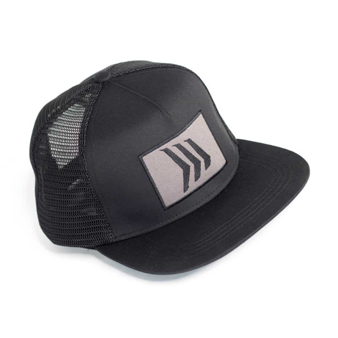 Trucker Mesh Snapback Hat "3 Gillz Patch"