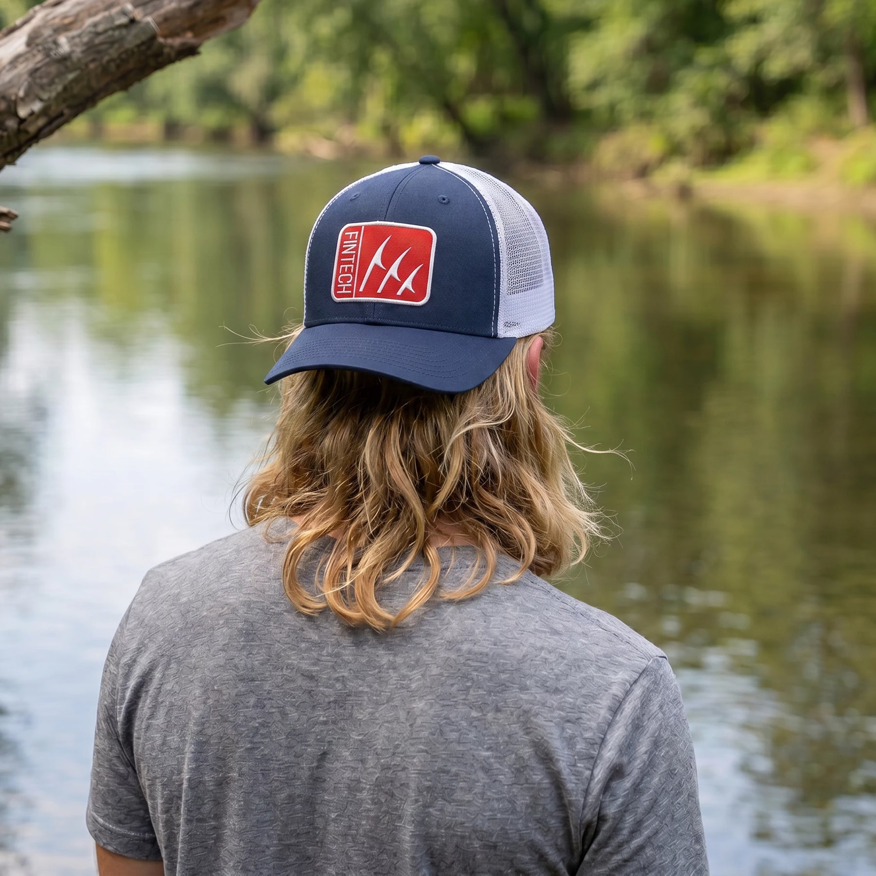 Fintech Snapback | Dress Blue