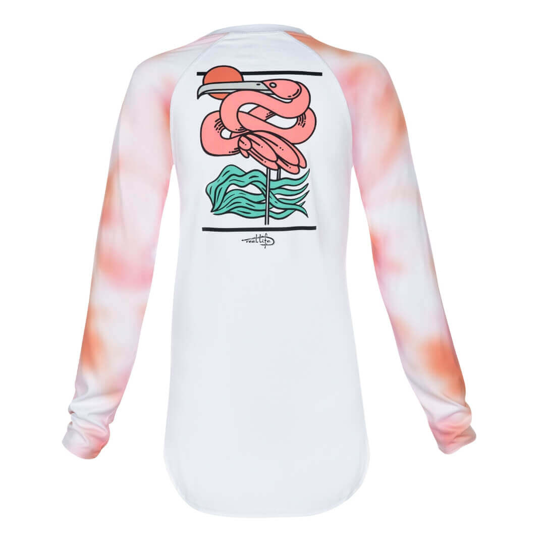  Reel Life Color Splash Sail UV Long Sleeve T-Shirt - Small -  Misty Jade : Clothing, Shoes & Jewelry