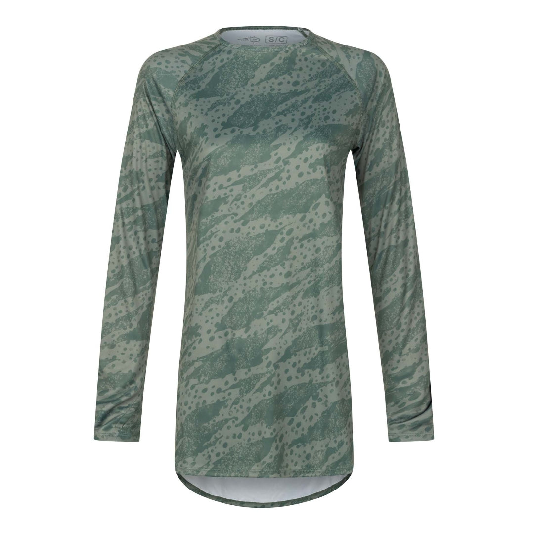 Waterlily Long Sleeve UV Cover Up, Laurel Wreath / XL