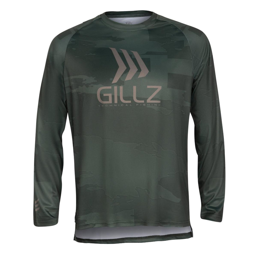 Gillz Contender Series Long Sleeve Performance Polo Fishing Shirt