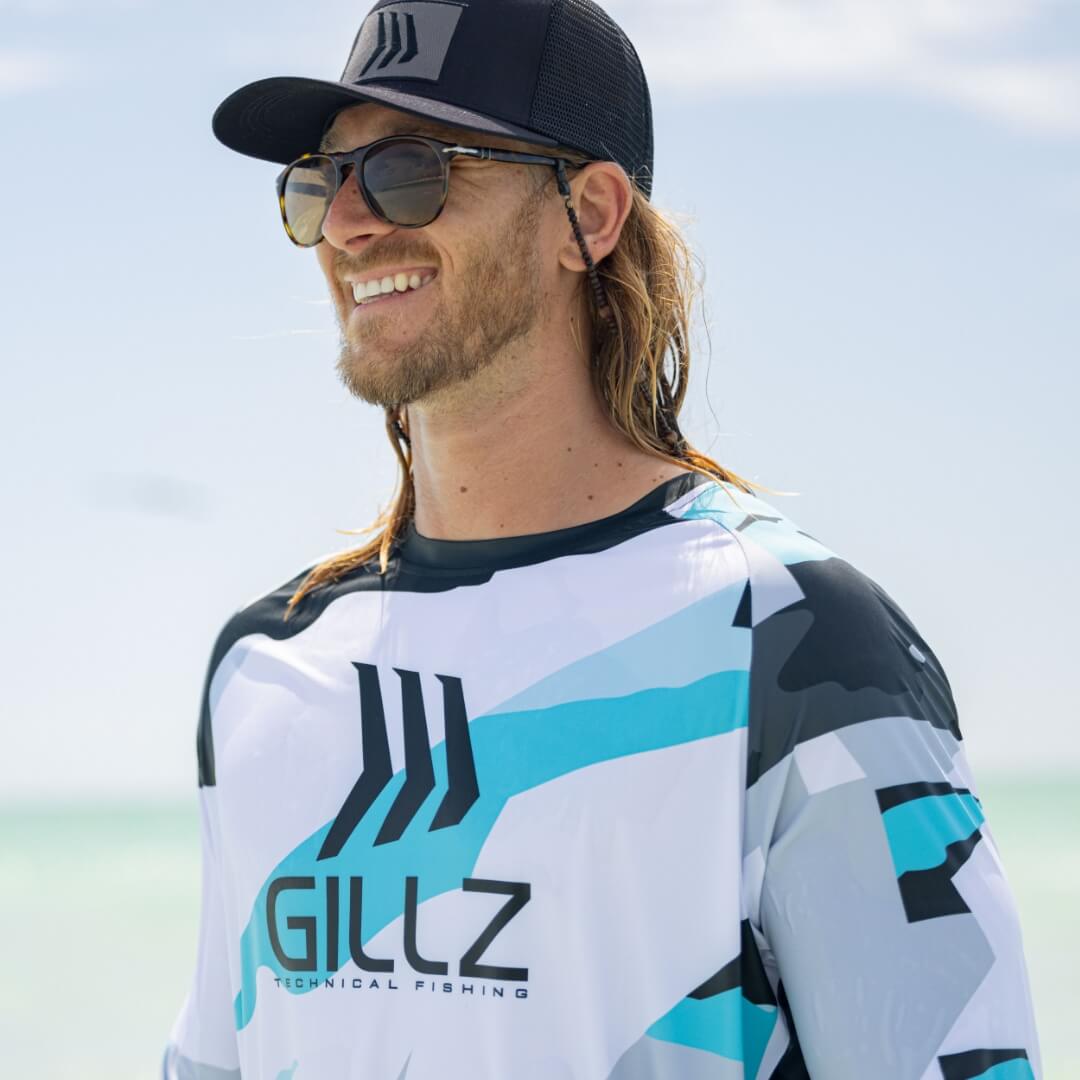 Gillz Contender Series GWS UV Long Sleeve T-Shirt - Glacier Gray