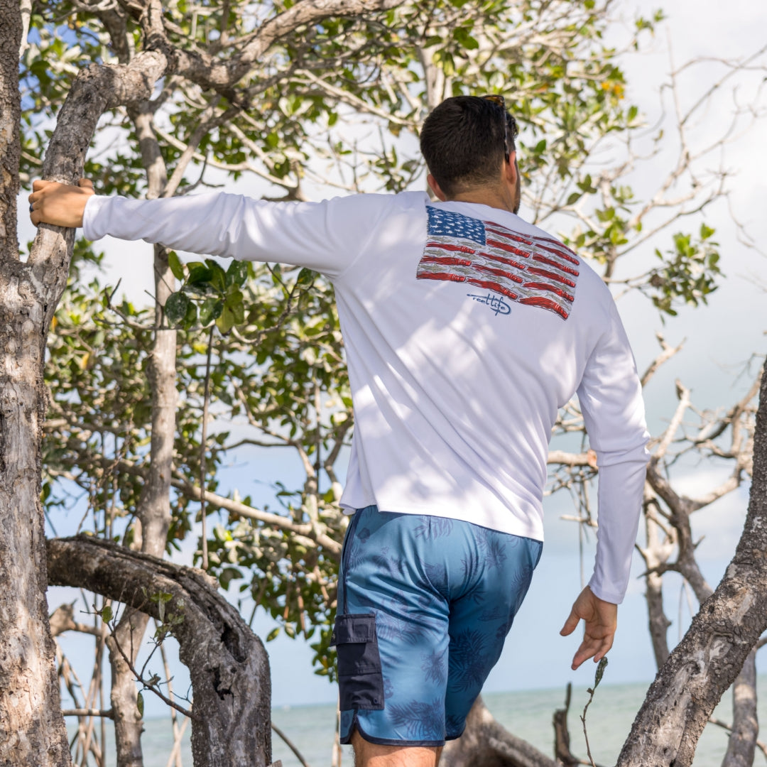 Mens Jax Beach Long Sleeve UV Shirt | Reel Life