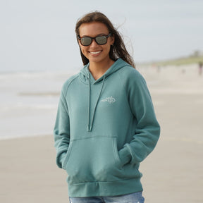 Fleece Hoodie "Barrel Circle"