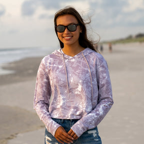 South Beach Cropped Hoodie "Waters"