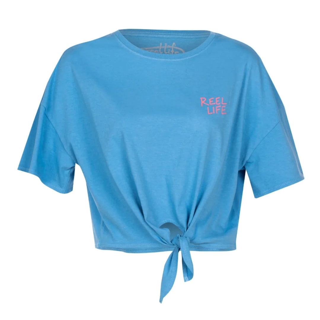 Tie Front Ocean Washed T-Shirt