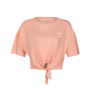 Tie Front Ocean Washed T-Shirt